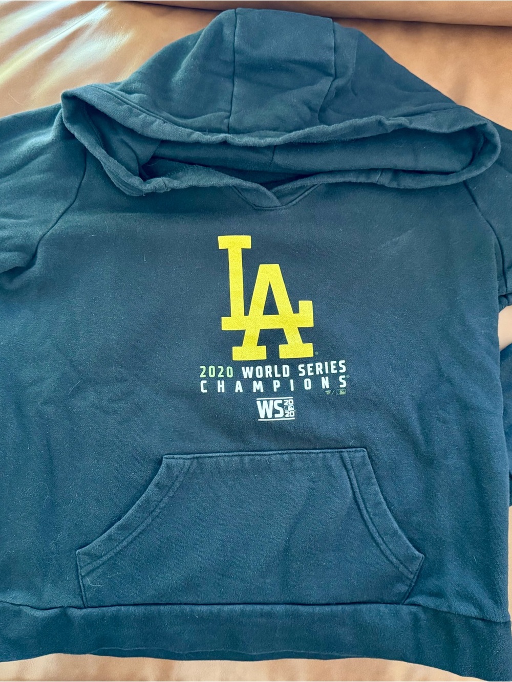 Dodgers Black LA 2020 World Series Champions Hoodie